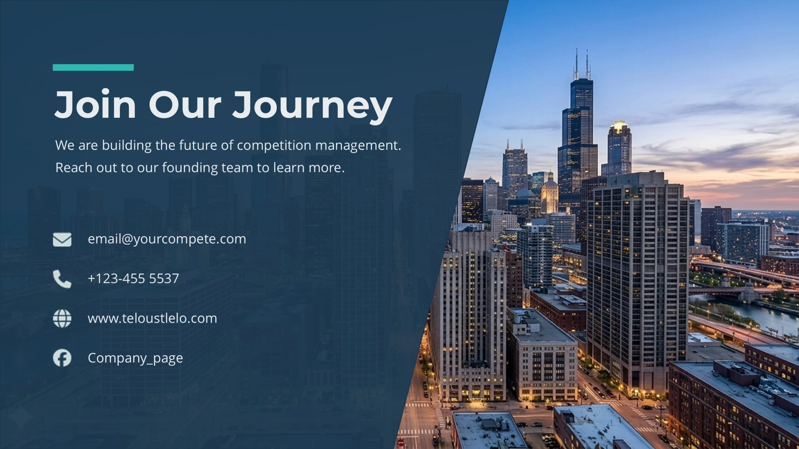 Startup Pitch Deck Contact Slide Scaled