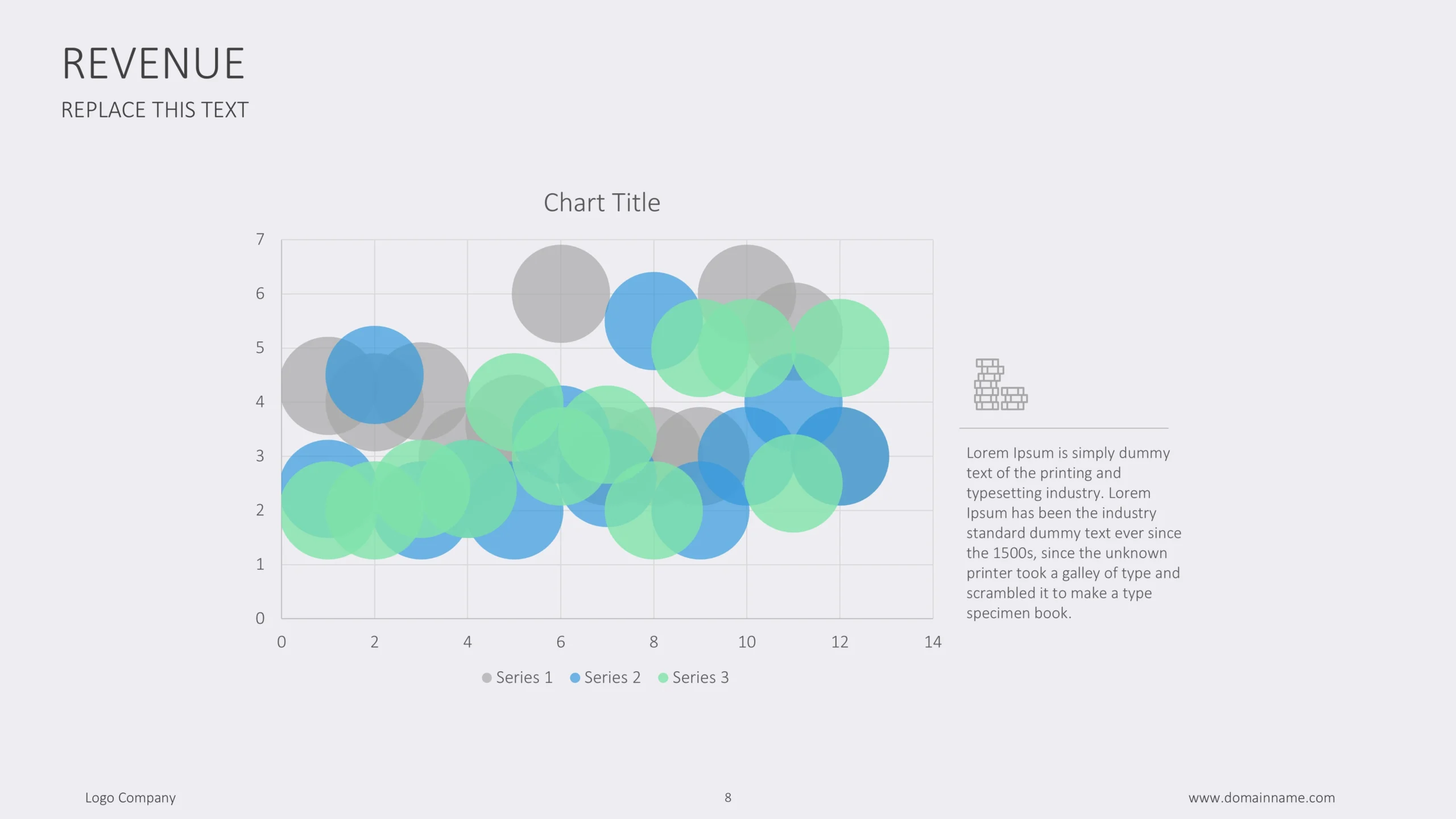 Revenue Reporting Presentation Template - Google Slides, PowerPoint & Canva 8 Financial Report Slides Bubble Chart Scaled