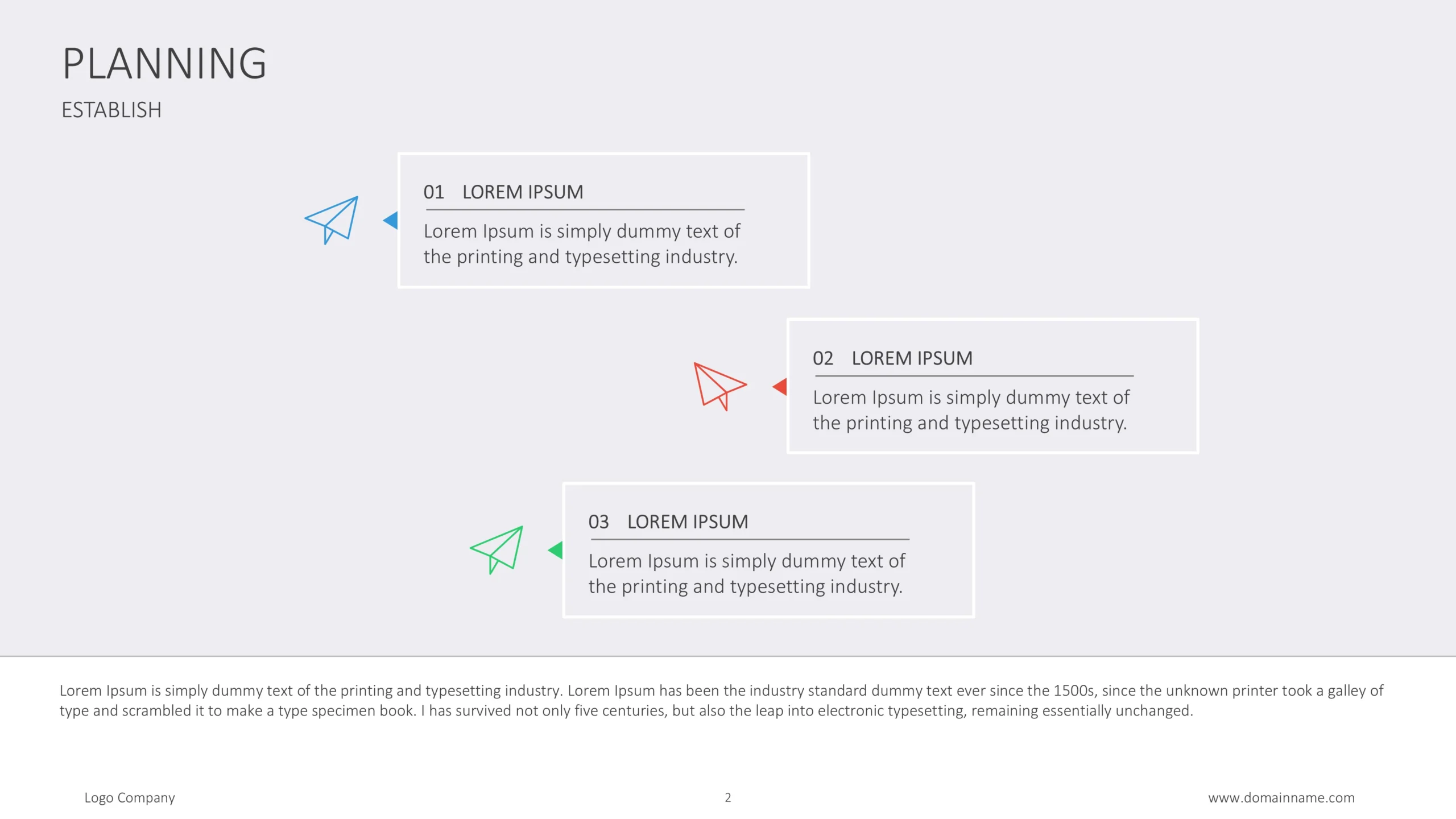 Modern Planning Presentation Template 3 Project Planning Template Establish Steps Scaled