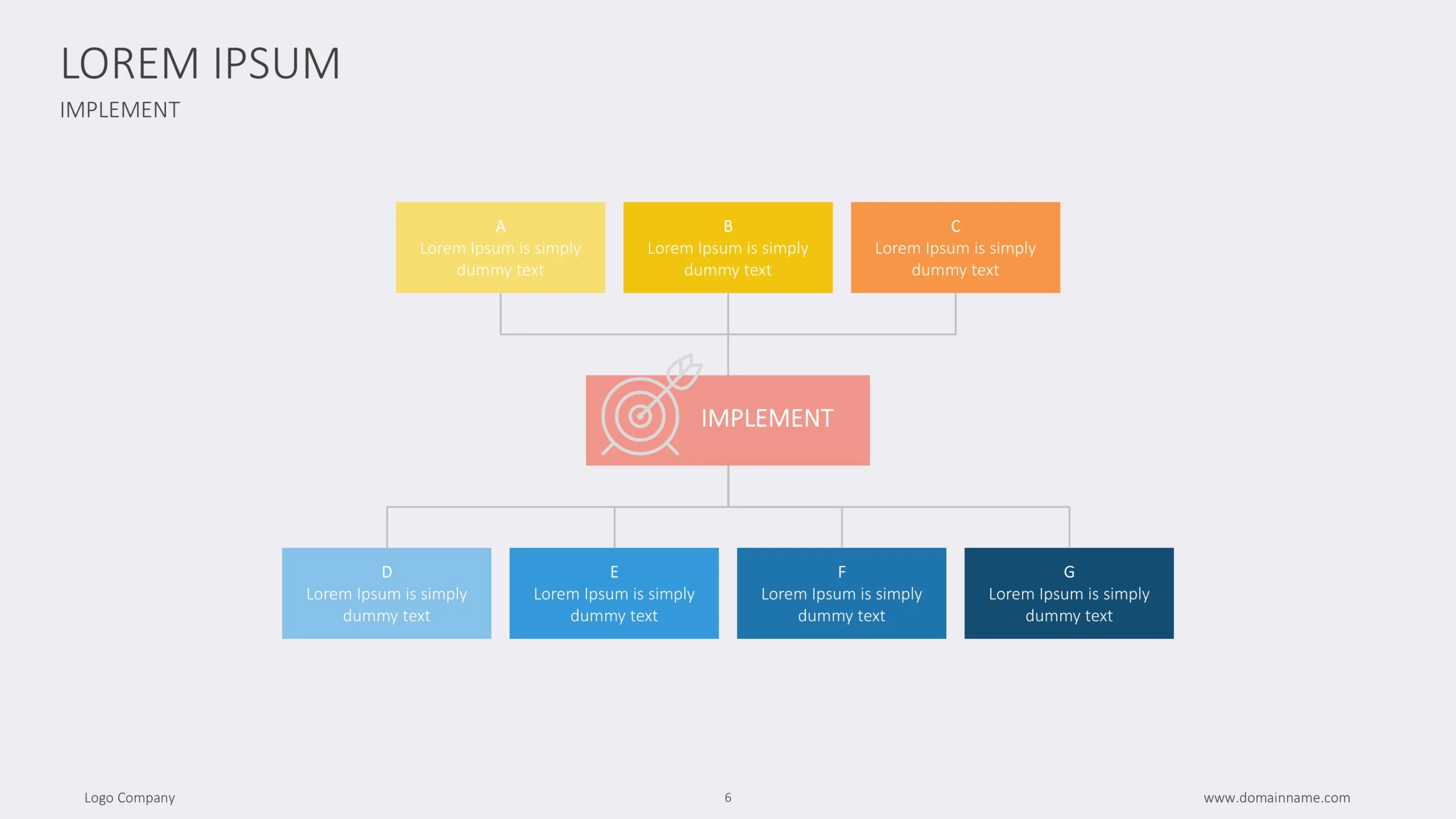Modern Planning Presentation Template 6 Project Planning Template Implementation Flow Scaled