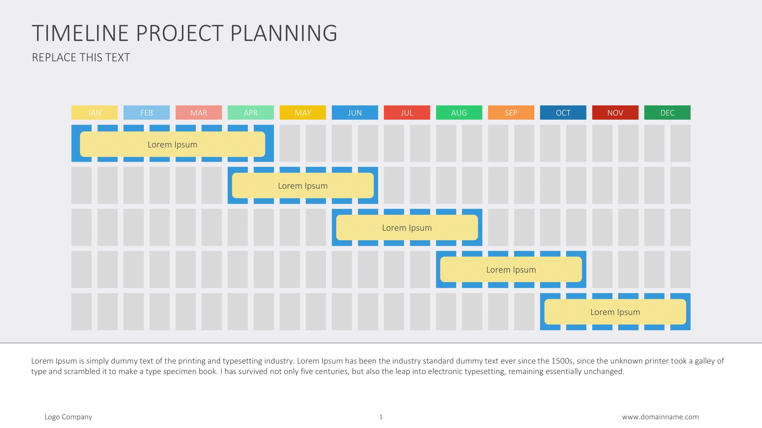 Dynamic Project Timeline Presentation Template 1 Project Timeline Template Cover Scaled