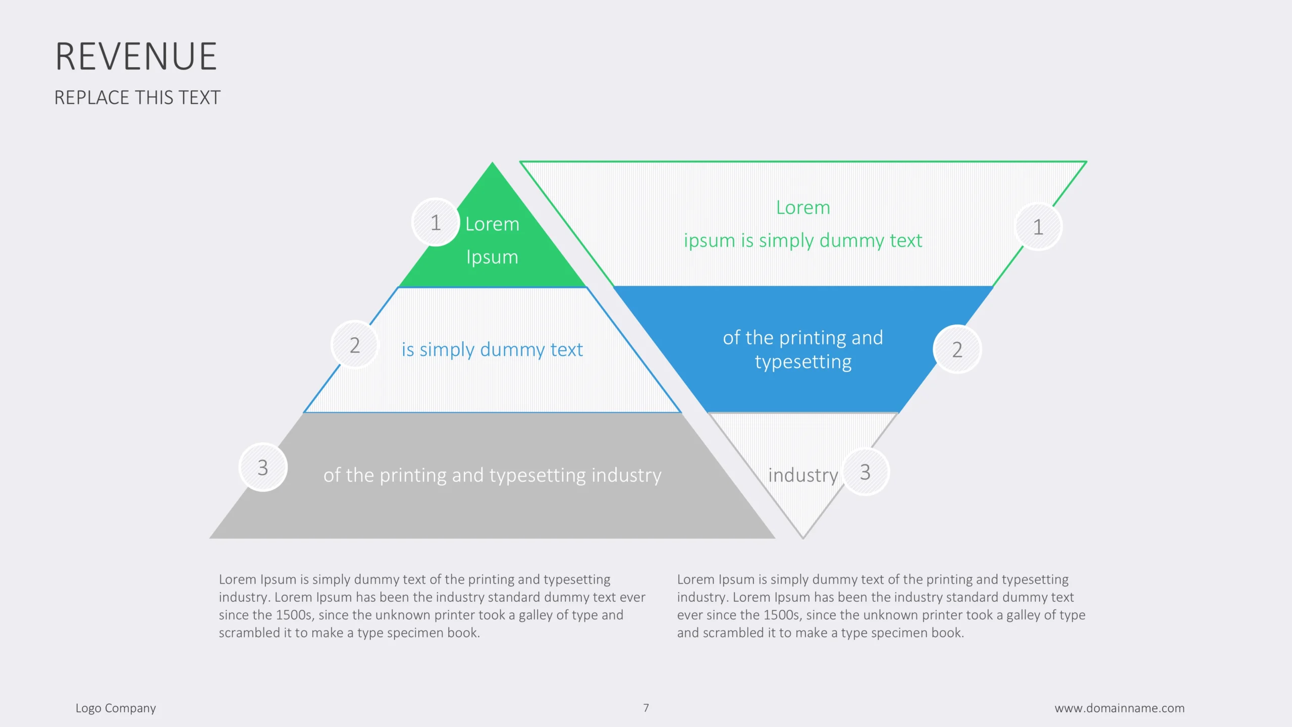 Revenue Reporting Presentation Template - Google Slides, PowerPoint & Canva 7 Revenue Reporting Template Pyramid Diagrams Scaled