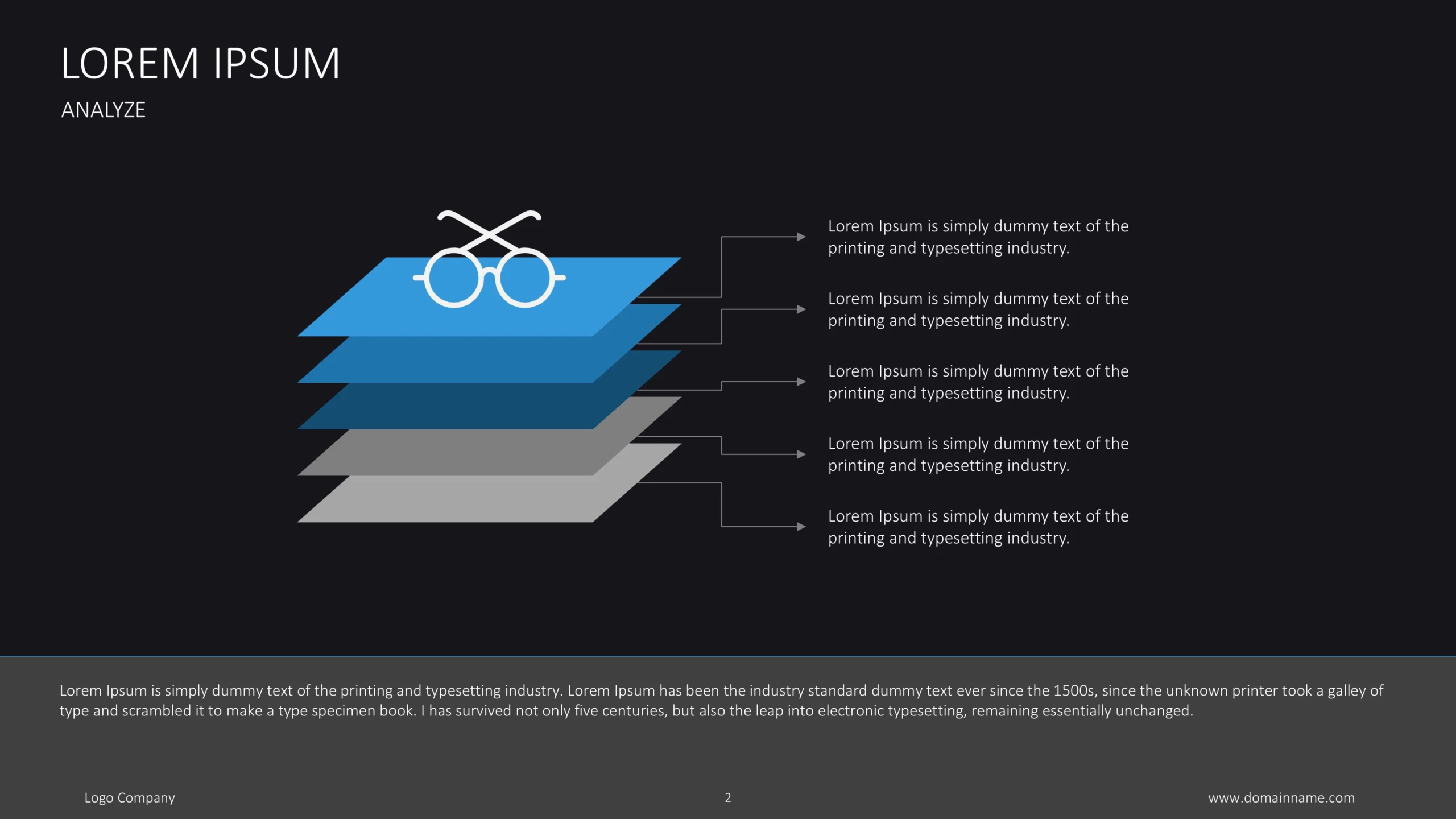 Modern Planning Presentation Template 2 Strategic Planning Slides Analysis Layer Scaled