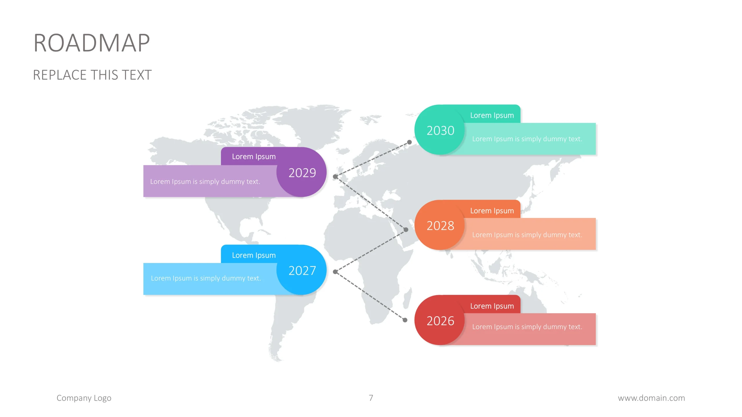 Roadmap Presentation Template for Strategic Planning 7 Strategic Timeline Template Global Map Scaled